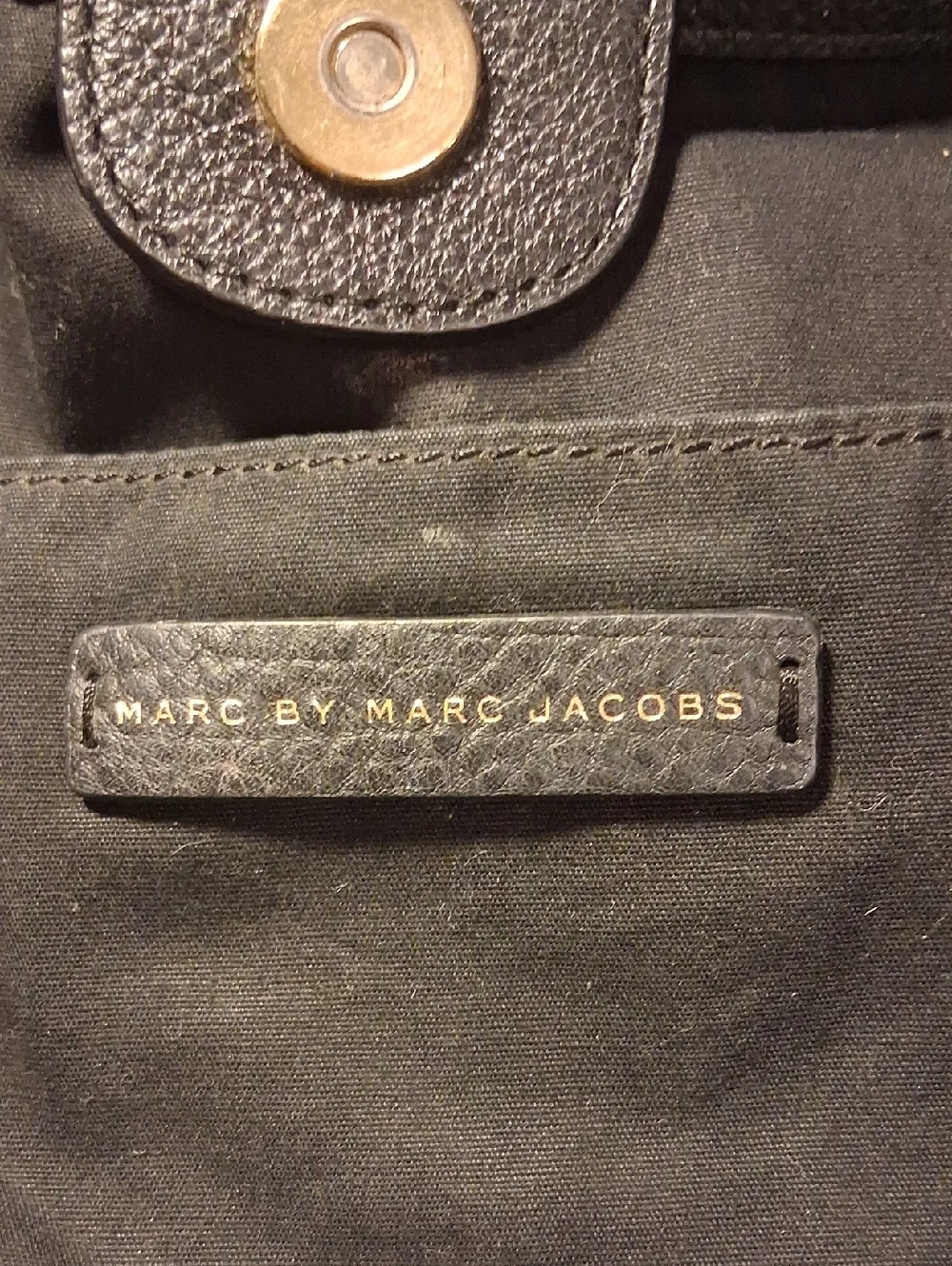 Marc By Marc Jacobs Black Leather Hobo Shoulder Bag